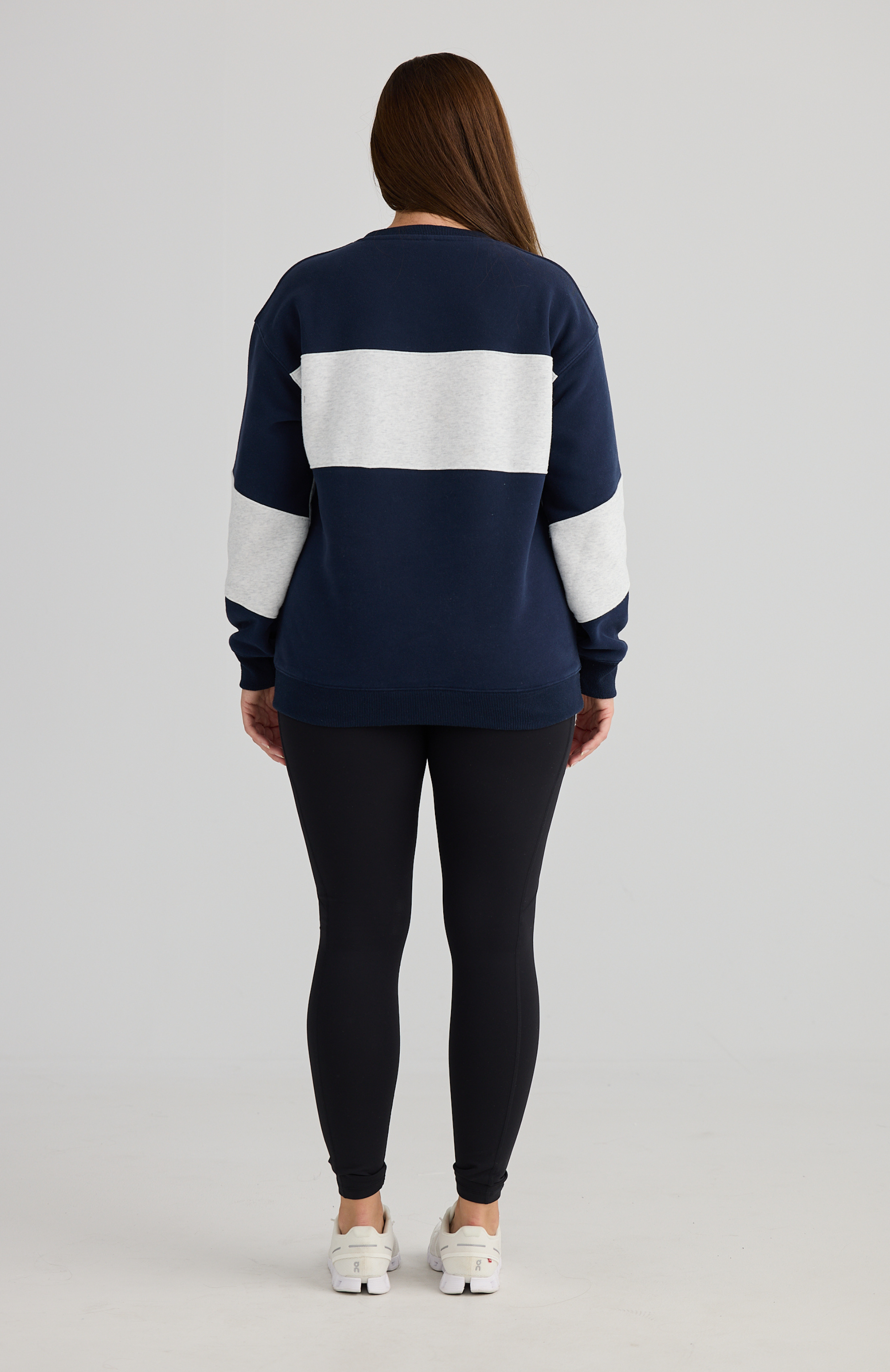 SoHo Panel Crew Navy-White Marle