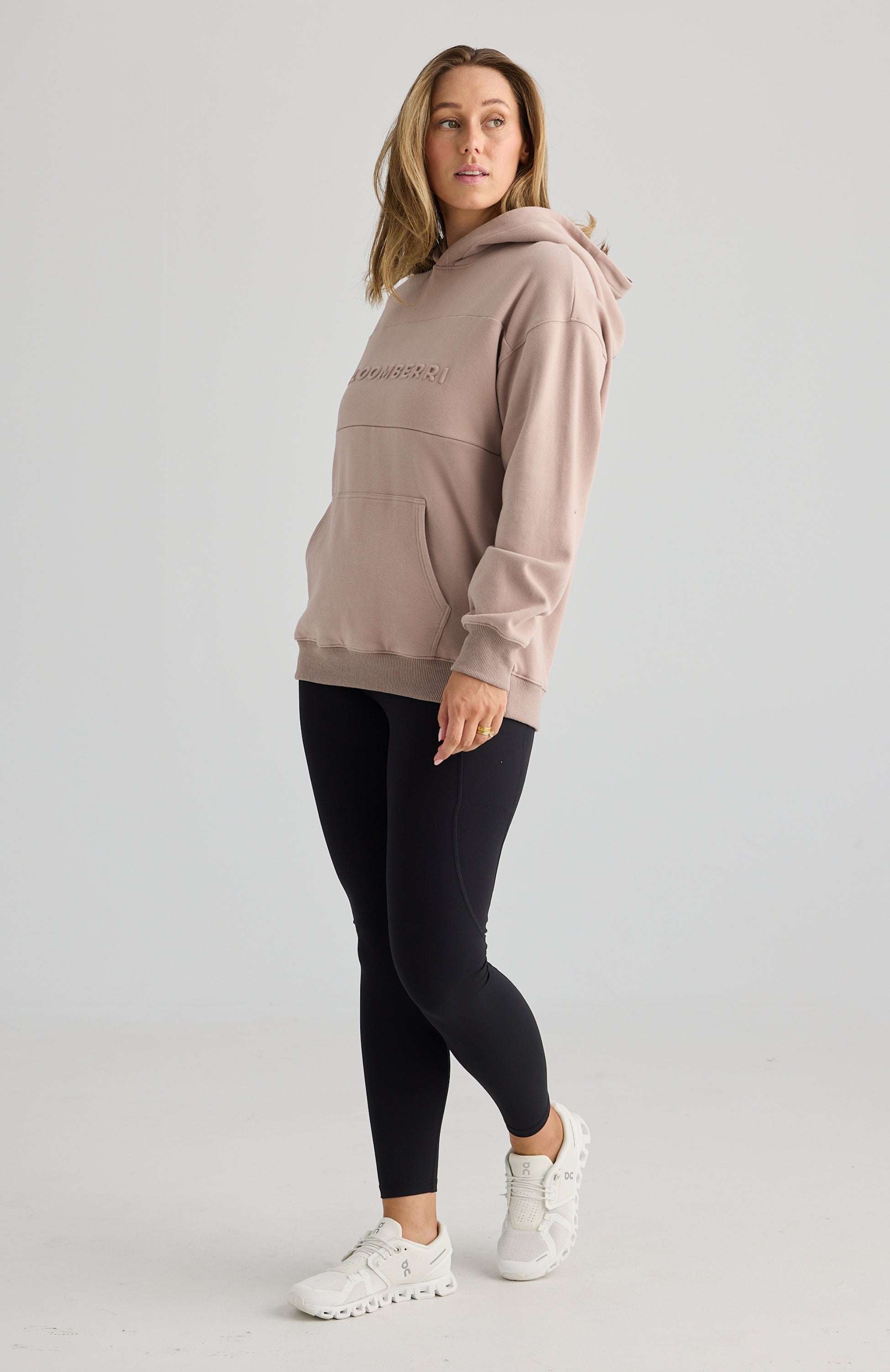 Elevate Nursing Hoodie Beige